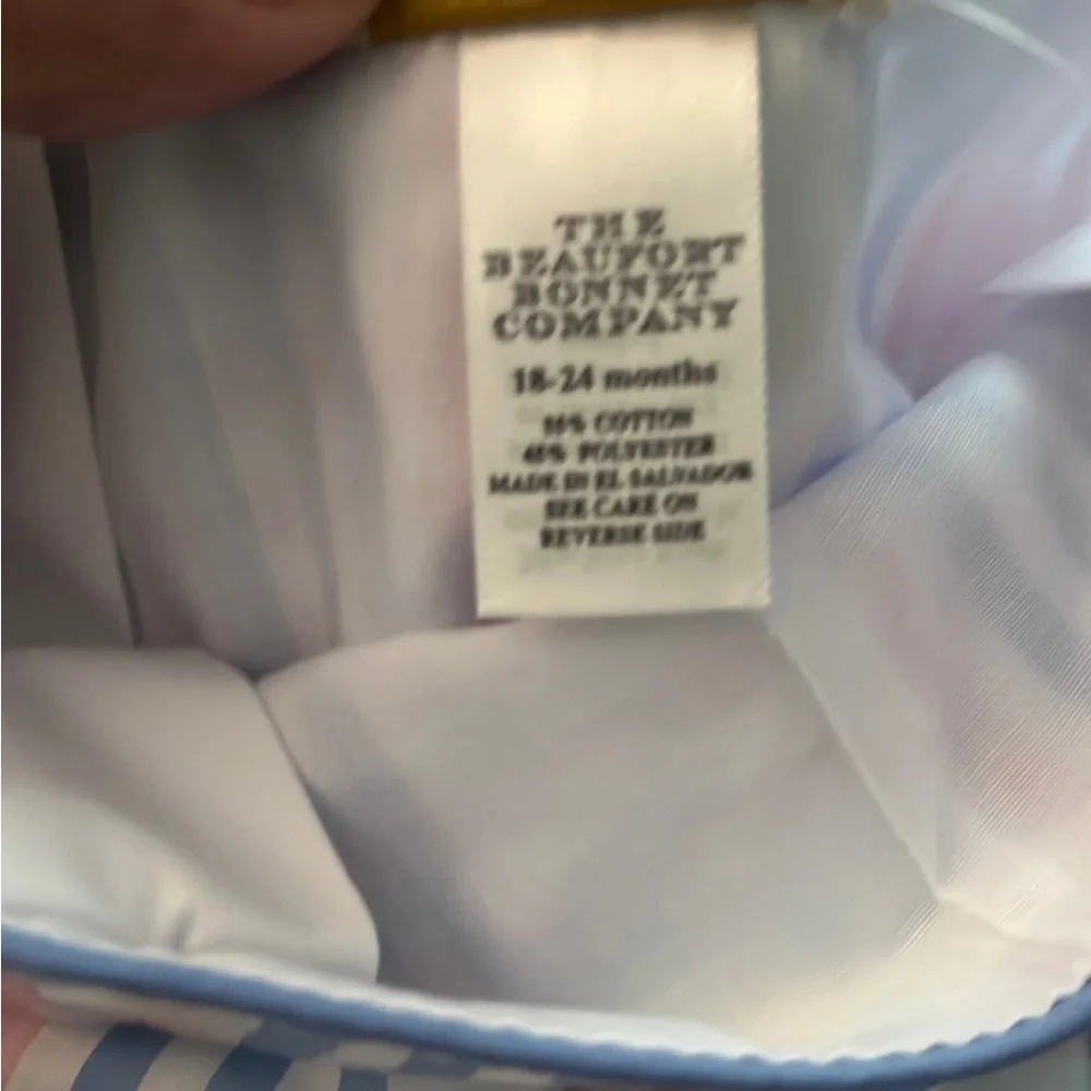 Teddys tab Jon Jon by The Beaufort Bonnet Company. Size 18-24 months. NWT - Picture 4 of 6